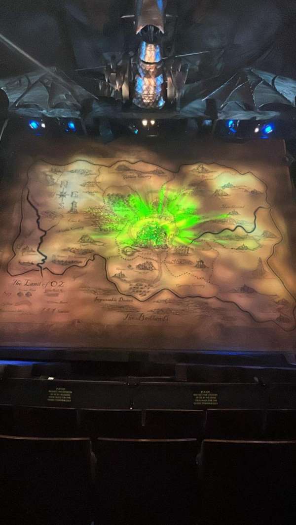 Gershwin Theatre, section: Orchestra C, row: EE, seat: 108