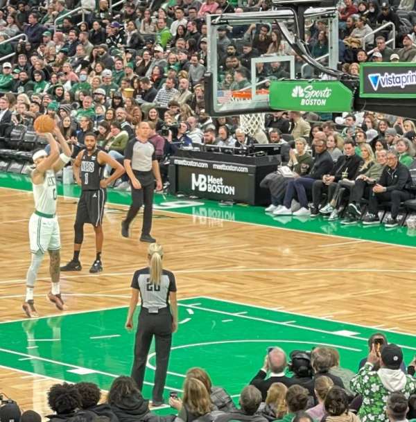 TD Garden, section: 19, row: 15, seat: 9
