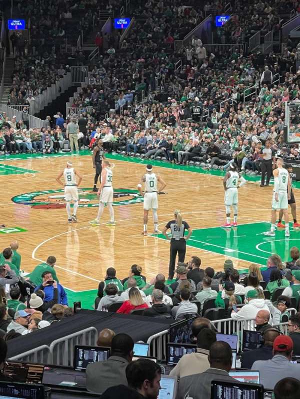 TD Garden, section: 19, row: 15, seat: 9