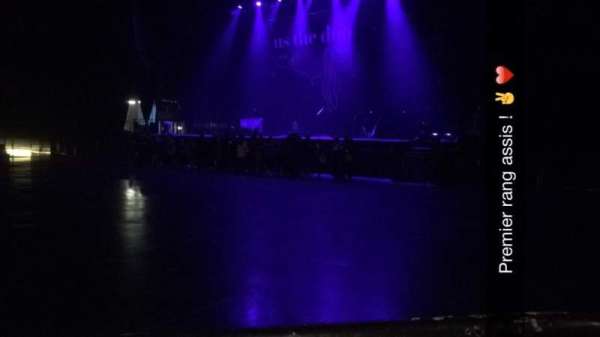 Zénith Paris, section: S, row: 1, seat: 241