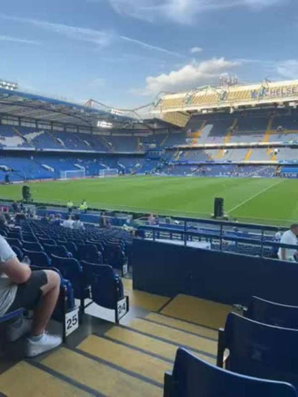 Stamford Bridge, section: West Lower, row: 28, seat: 92