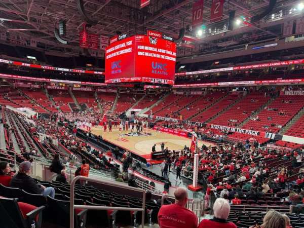 Lenovo Center, section: 129, row: W, seat: 19