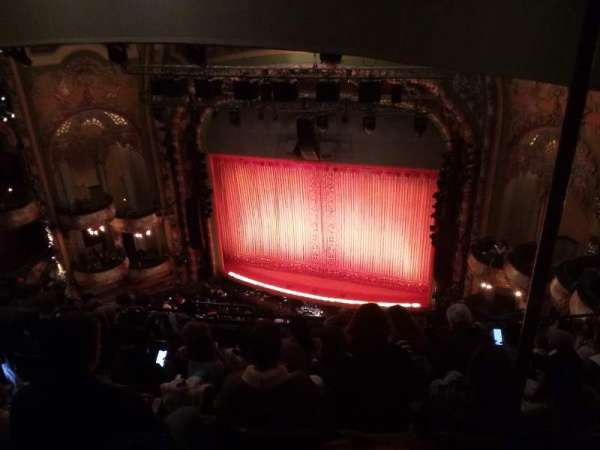 New Amsterdam Theatre, section: Balcony R, row: H, seat: 10