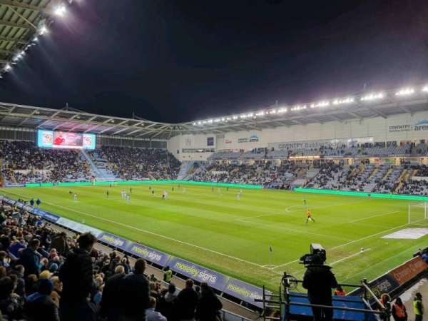 Coventry Building Society Arena, section: 25, row: V, seat: 10