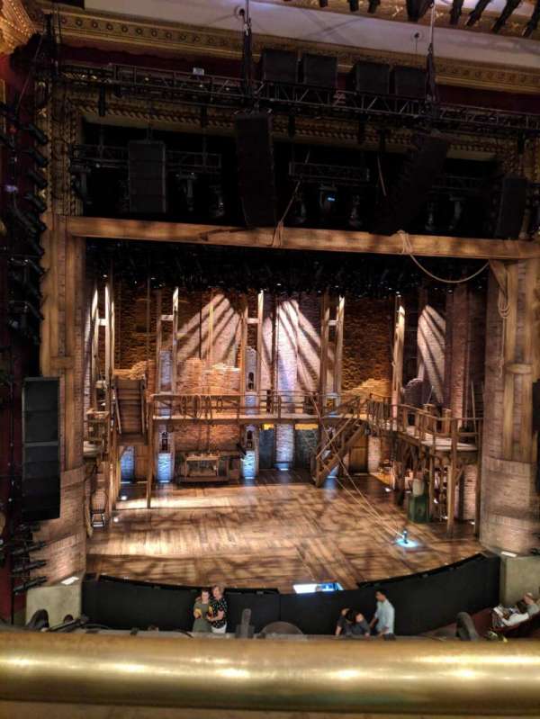 CIBC Theatre, section: Mezzanine LC, row: A, seat: 313
