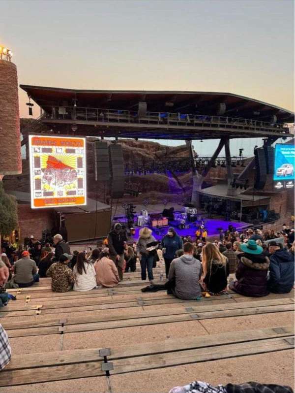 Red Rocks Amphitheatre, section: Left, row: 22, seat: 118