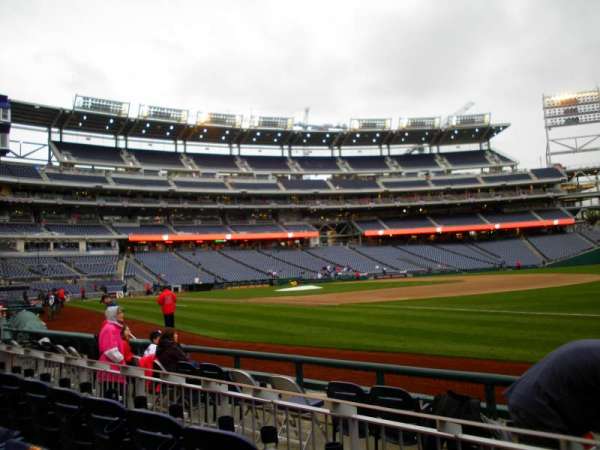 Nationals Park, section: 133, row: F, seat: 4