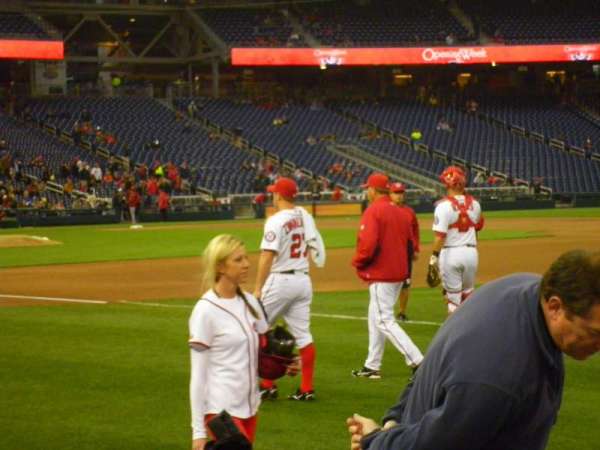 Nationals Park, section: 133, row: F, seat: 4