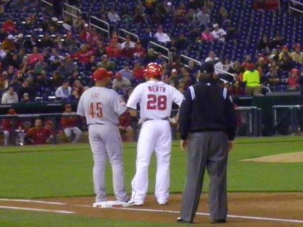Nationals Park, section: 133, row: F, seat: 4