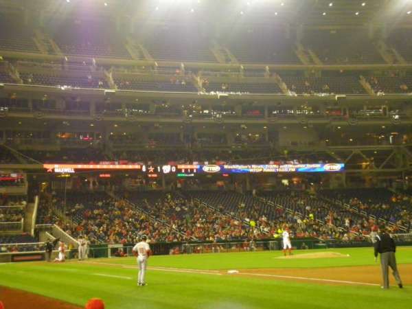 Nationals Park, section: 133, row: F, seat: 4