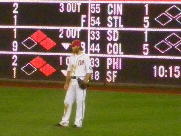 Nationals Park, section: 133, row: F, seat: 4