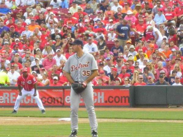 Great American Ball Park, section: 114, row: H, seat: 9