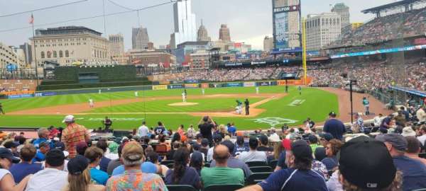 Comerica Park, section: 129, row: 16, seat: 1