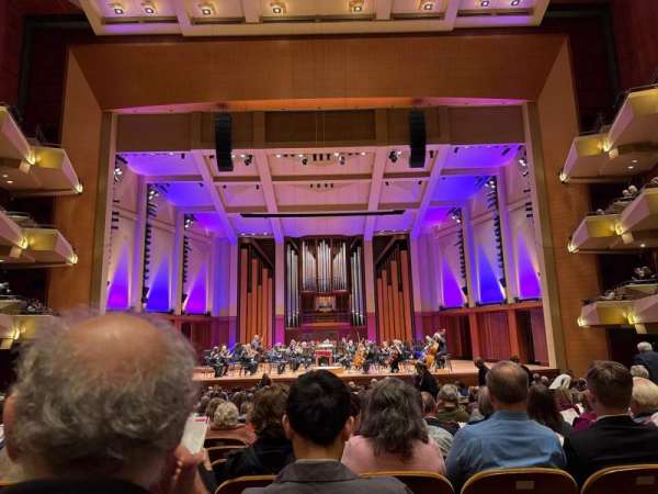 Benaroya Hall, section: Orchestra C, row: X, seat: 8
