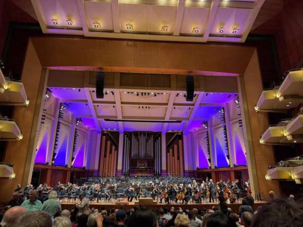 Benaroya Hall, section: Orchestra C, row: W, seat: 10