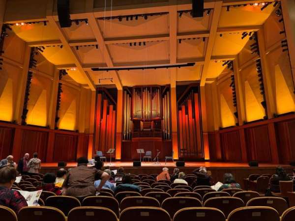 Benaroya Hall, section: Orchestra C, row: M, seat: 3