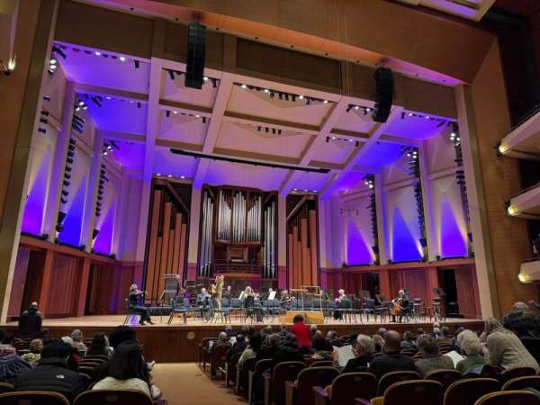 Benaroya Hall, section: Orchestra L, row: Q, seat: 1