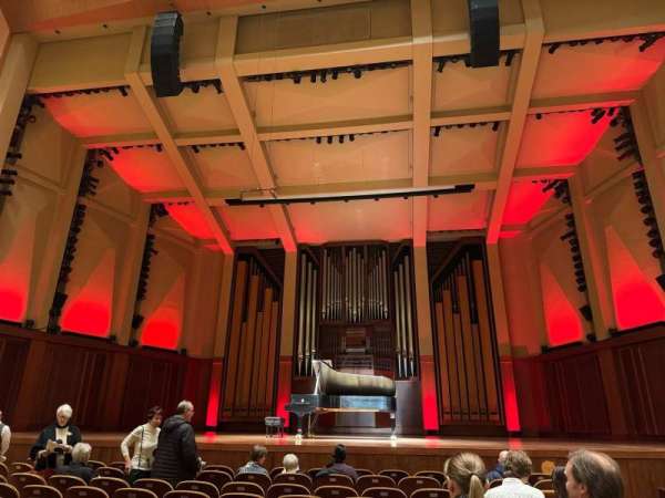 Benaroya Hall, section: Orchestra C, row: K, seat: 4
