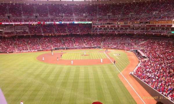 Great American Ball Park, section: 406, seat: 15