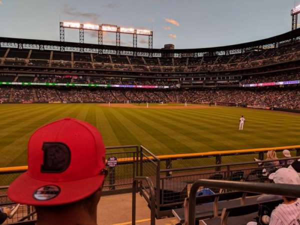 Coors Field, section: 155, row: 6, seat: 1