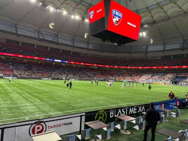 BC Place, section: 218, row: A, seat: 105