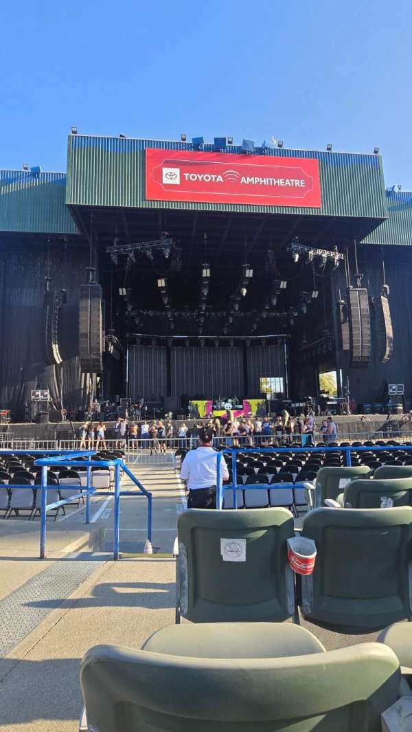 Toyota Amphitheatre, section: 103, row: 5, seat: 19