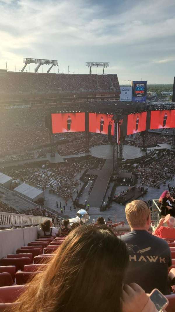 Raymond James Stadium, section: 327, row: J, seat: 1