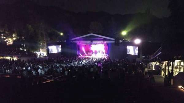 The Greek Theatre, section: C right, row: T, seat: 26