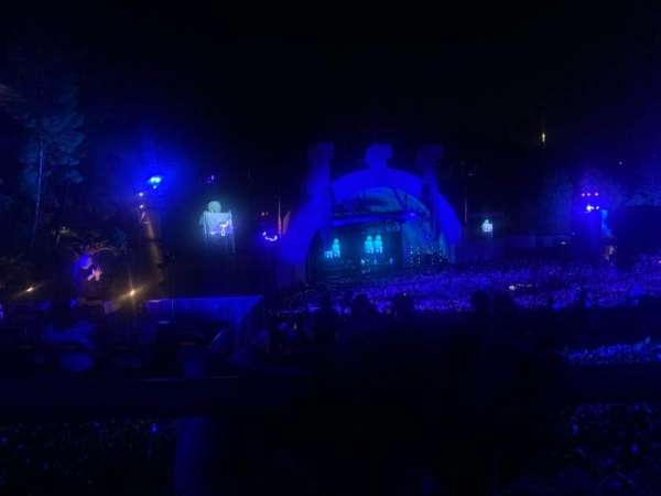Hollywood Bowl, section: P3, row: 1, seat: 13