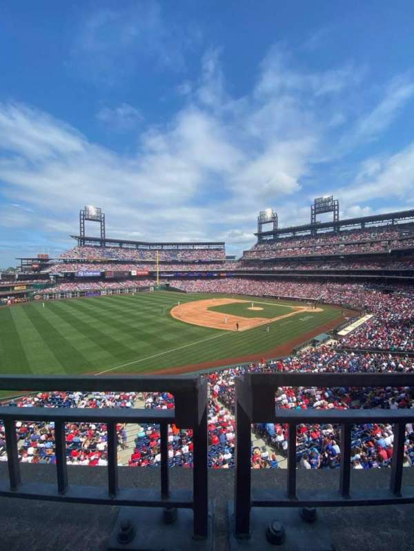 Citizens Bank Park, section: 234, row: 1, seat: 19