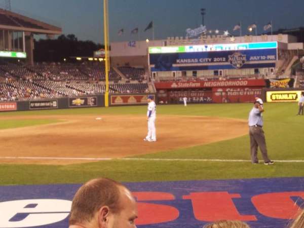 Kauffman Stadium, section: 139, row: C, seat: 1
