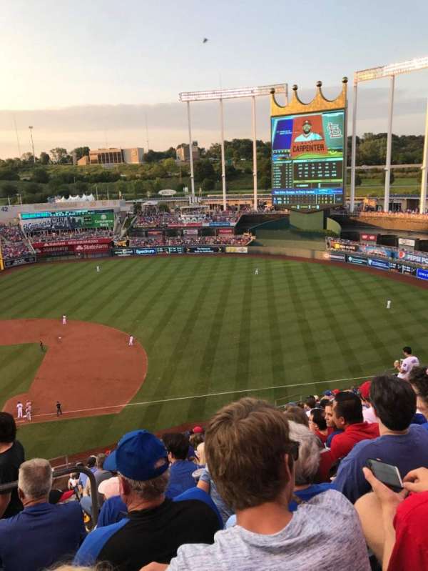 Kauffman Stadium, section: 431, row: T, seat: 3