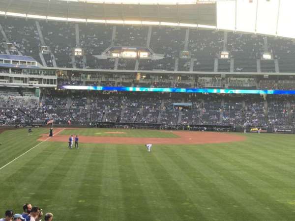Kauffman Stadium, section: 250, row: A, seat: 12