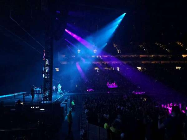 The O2, London, section: 101, row: J, seat: 15