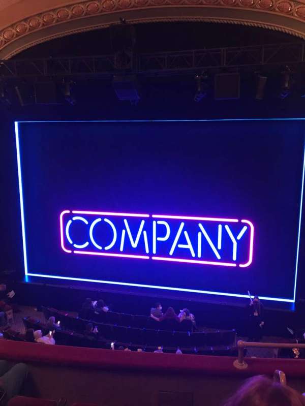 Bernard B. Jacobs Theatre, section: Mezzanine C, row: D, seat: 101