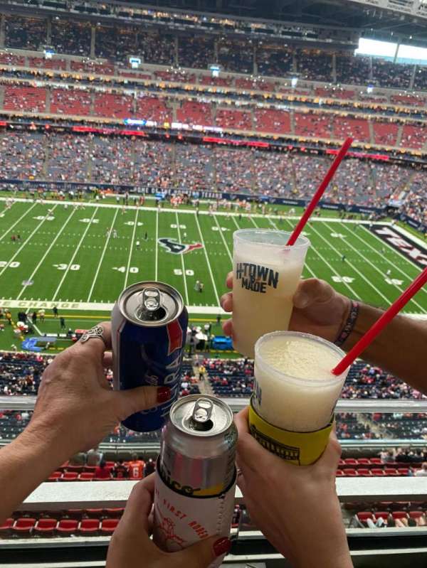 NRG Stadium, section: 508, row: G, seat: 22-25