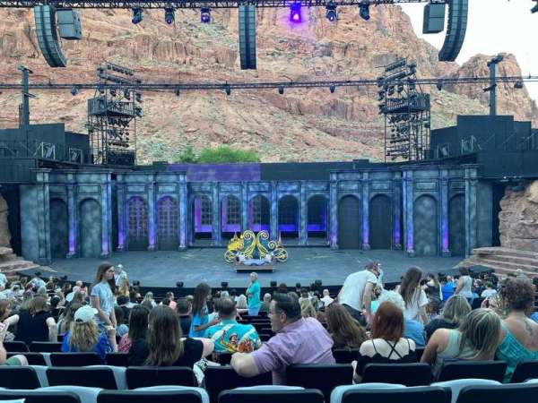 Tuacahn Amphitheater, section: Center, row: P, seat: 119