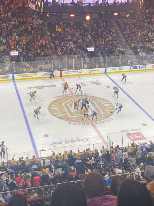 T-Mobile Arena, section: 204, row: F, seat: 6