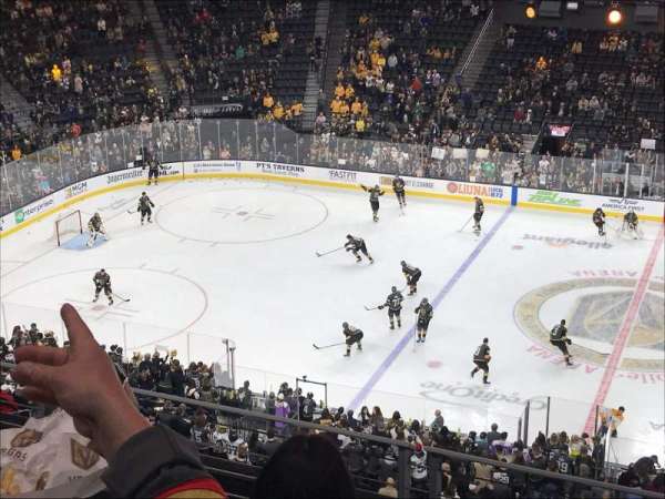T-Mobile Arena, section: 205, row: D