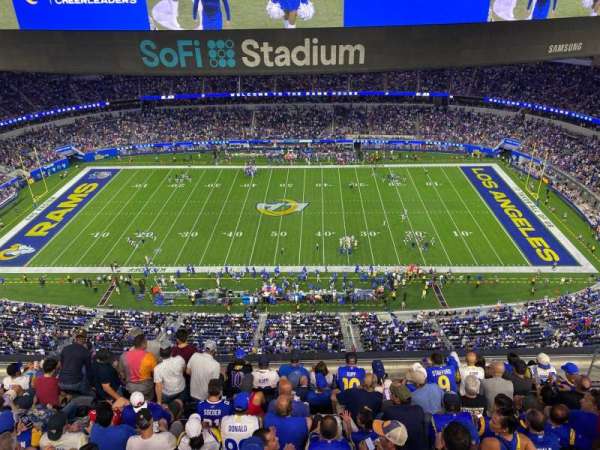 SoFi Stadium, section: 541, row: 1, seat: 19