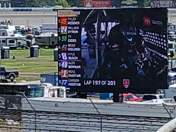 Michigan International Speedway, section: CTR52, row: 10, seat: 27
