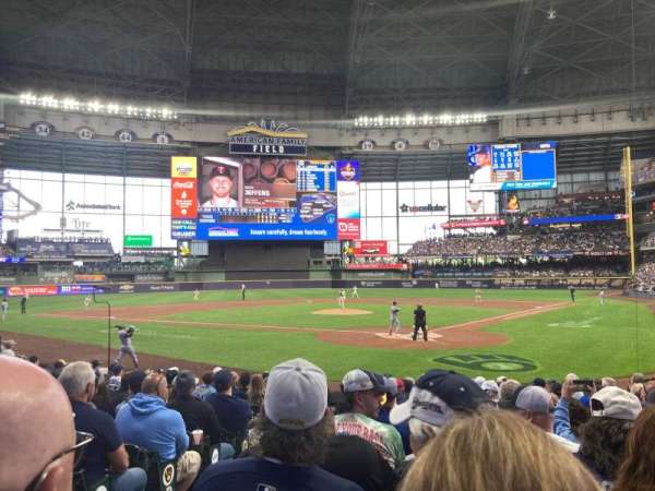 American Family Field, section: 118, row: 13, seat: 18