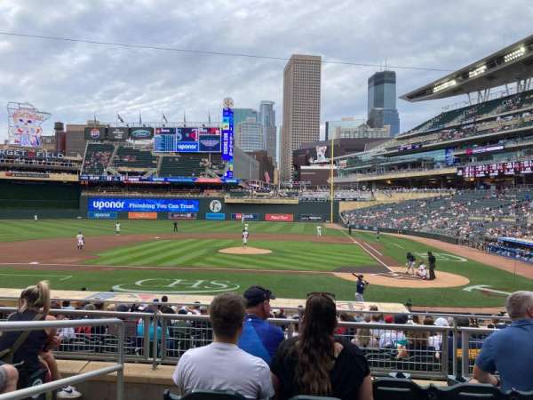 Target Field, section: 118, row: 5, seat: 16
