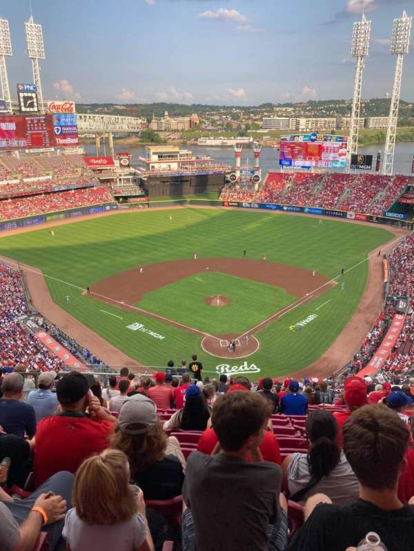Great American Ball Park, section: 523, row: R, seat: 20