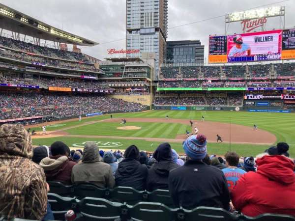 Target Field, section: 108, row: 14, seat: 10