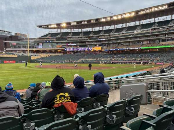 Target Field, section: 124, row: 8, seat: 7