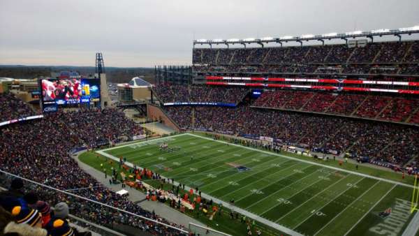 Gillette Stadium, section: 326, row: 2, seat: 13