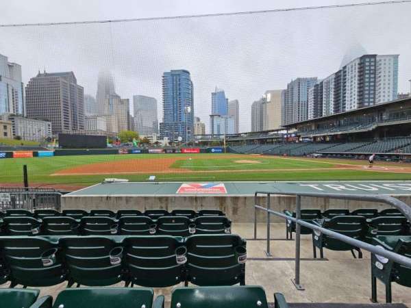 Truist Field, section: 116, row: J, seat: 1