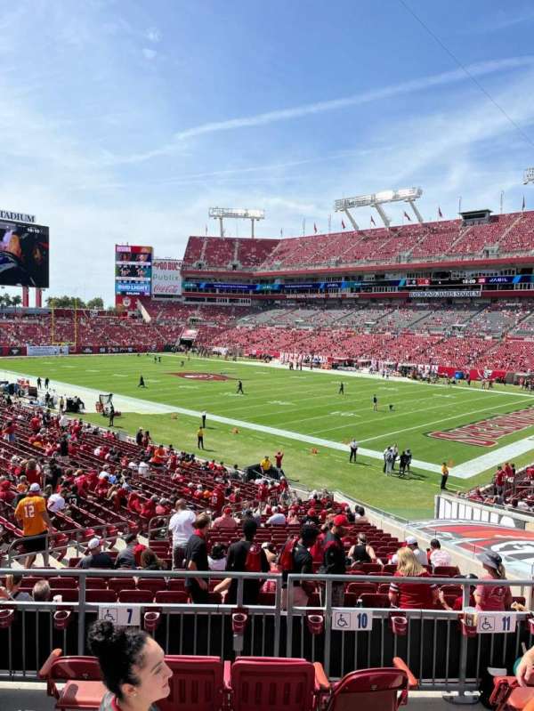 Raymond James Stadium, section: 243, row: A, seat: 11,12