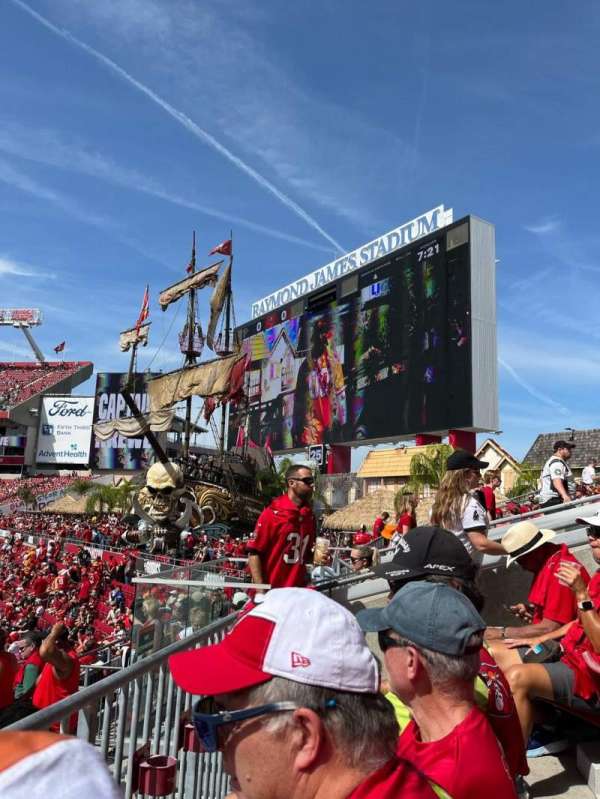 Raymond James Stadium, section: 243, row: A, seat: 11,12